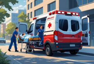 ambulancia para remoção de paciente